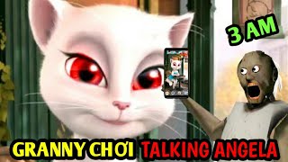 KHI BÀ GRANNY CHƠI TALKING ANGELA LÚC 3 GIỜ SÁNG| PHIM GRANNY screenshot 2