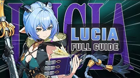 Lucia Guide | Best Build, Teams, W-Engines and Drive Disks [Zenless Zone Zero]