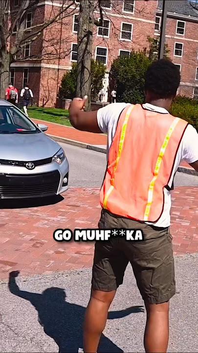 FAKE CROSSING GUARD PRANK