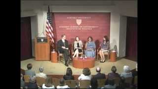 The Science and Policy of Environmental Toxics and Breast Cancer
Dr. Julia G. Brody, Executive Director of the Silent Spring Institute; Professor Sheila Jasanoff, Pforzheimer Professor of Science & Technology Studies at HKS; and Florence Williams, author of Breasts: A Natural and Unnatural History, participated in a panel discussion that explored the relationship between environmental toxics and breast cancer. The conversation also widely explored womens public health since the publication of Rachel Carsons Silent Spring. This Forum event included remarks from Teresa Heinz, Rachel Carson Award Honoree. Trey Grayson, Director of the Institute of Politics, moderated the Forum. The Science and Policy of Environmental Toxics and Breast Cancer