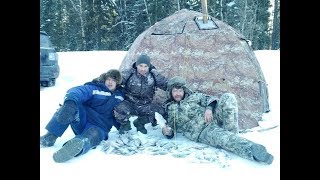 Рыбалка С Друзьями.супер Клев Сороги .Ночевка В Палатке Уп 2 С Пошехонкой В -30.