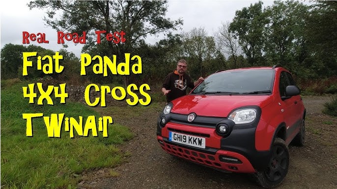 Fiat panda 169, beige, driving off-road in the mountains on Craiyon