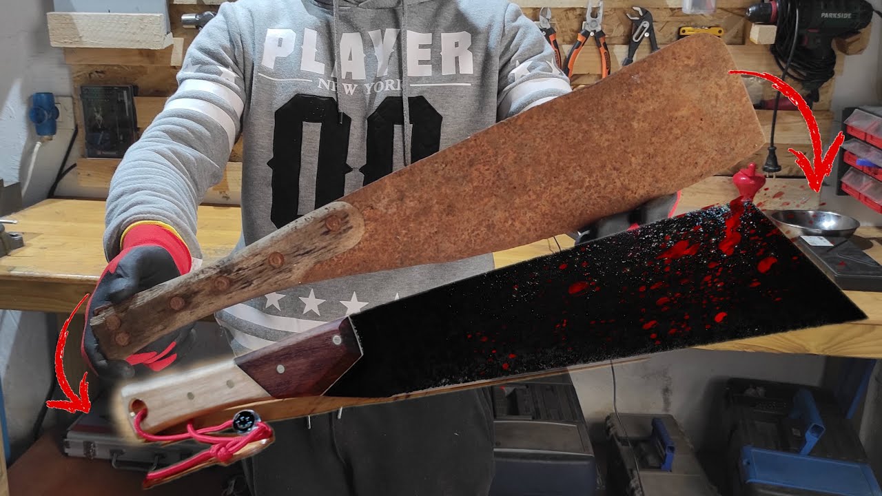 Реставрация, превращение старого мачете в апокалиптическое мачете