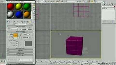 How to model a rubiks cube in 3ds max