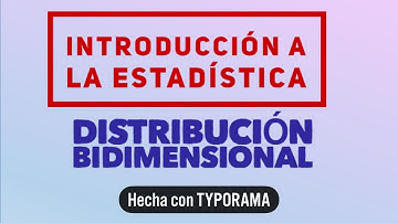 Distribución Bidimensional