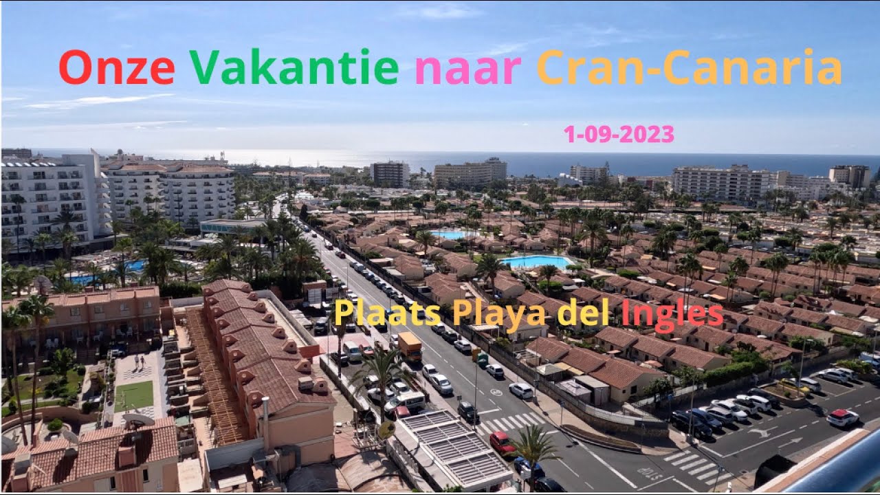 Cran-canaria Plaats Playa del Ingles 2023 .