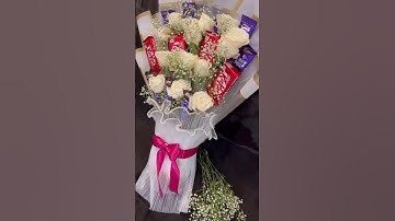 Thumbnail of #engagementpacking #chocolate #flowers #bouquet #love #gifts
