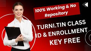 Free Turnitin Class ID and Enrollment Key 2026 I No Repository I 100% Working I Turnitin Gratis screenshot 1