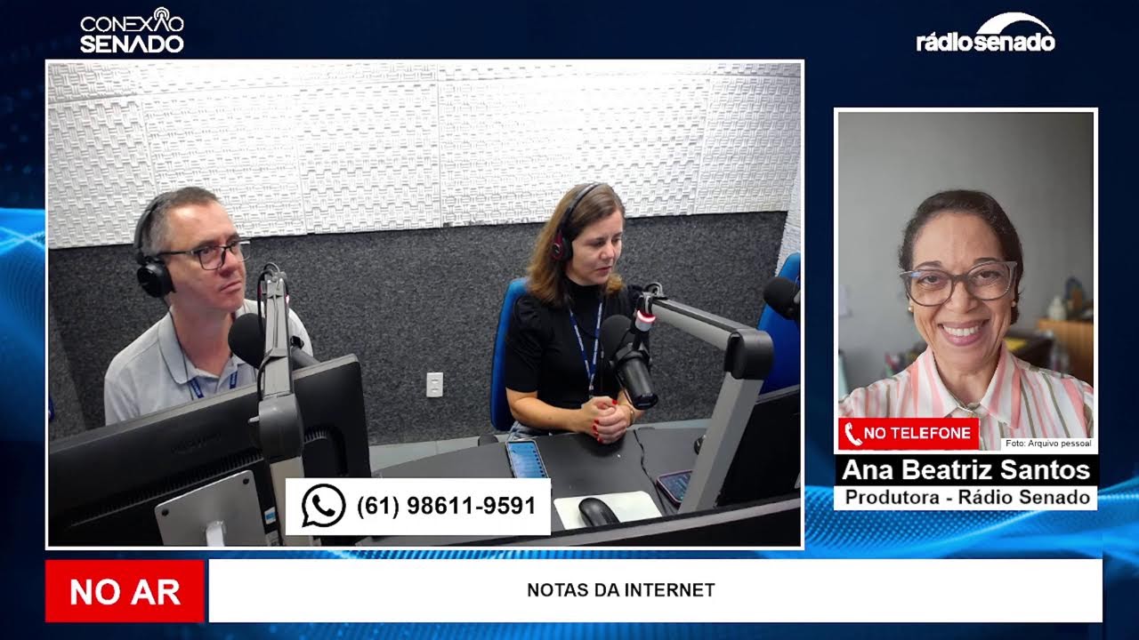 15/09/2025 Conexão Senado Federal Brasília - DF Rádio Senado -  Jornal TV📺 Senado 🇧🇷 Brasil Jornal TV