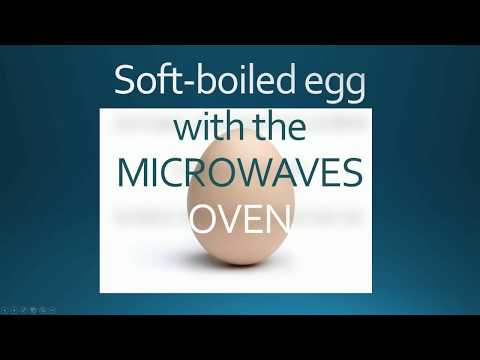 COMMENT SOFT BOIL OEUFS AVEC UN FOUR MICRO-ONDES et un bol d'eau