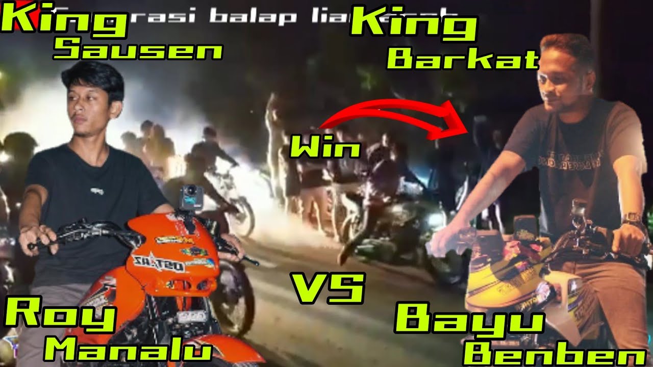BALAP LIAR MEDAN ‼ KING BARKAT TEAM PADDOCK DUA TUJUH VS KING SAUSEN TEAM AMR SPEED MEDAN