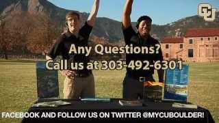CU-Boulder Admissions Infomercial 2012