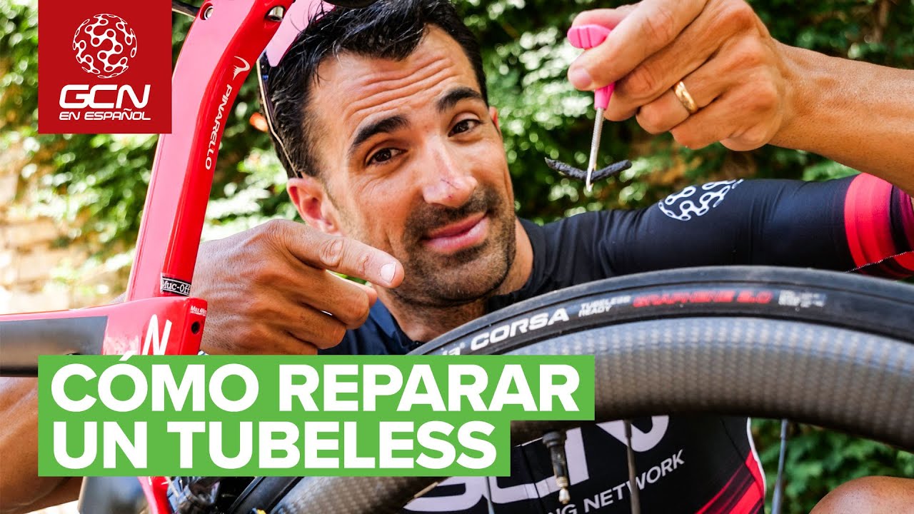 Cómo reparar una cubierta de bicicleta tubeless 