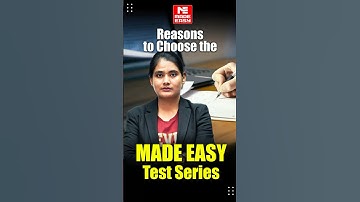 Why should you choose the MADE EASY Test Series? | MADE EASY