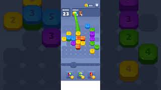 Throw Blocks Level 64 Shoot Merge Mobile Gameplay