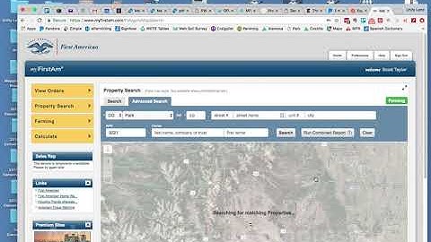 Get Parcel Map & GPS Coordinates with MyFirstAm