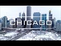 Winter In Chicago Filmed With Drone