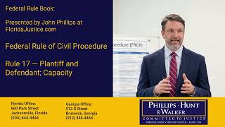 Federal Rule of Civil Procedure 17 — Plaintiff and Defendant; Capacity