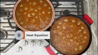 Heat Equalizer 2piece Set 6 and 8 Stovetop Heat Distributors