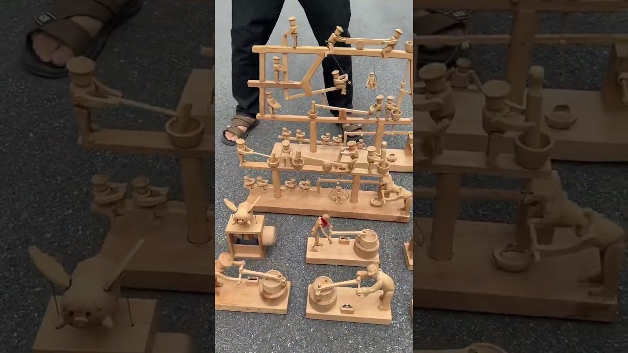 Handmade Wooden Engineering Is On Another Level | INSANE Mechanical Art#WoodArt #Handmade #Skill
