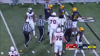 Toledo ejected for targeting during a MACtion game vs Northern Illinois