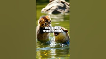The Otter and the Kitten: A Hilarious Encounter