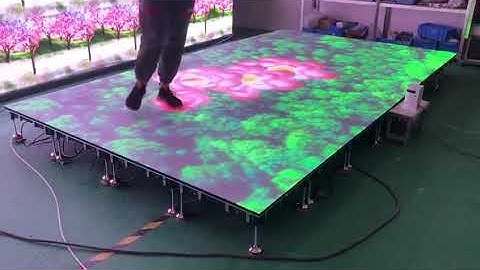 interactive dance floor led display