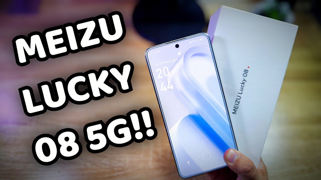 MEIZU LUCKY 08 5G MÉXICO! Pantalla GAMA ALTA!