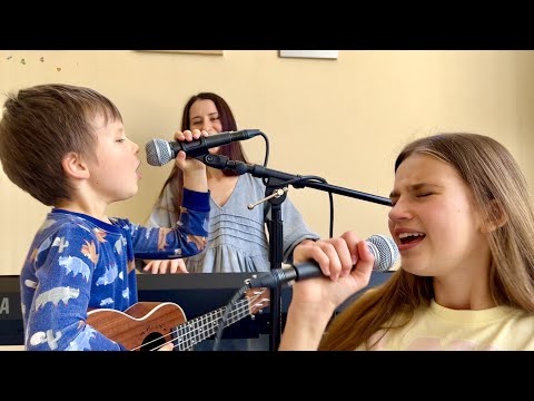 4 Y.O. Brother Joins Me Singing | The Police - Every Breath You Take - Karolina Protsenko