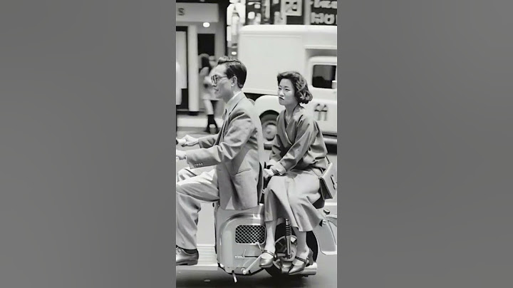 Cool Ride in 1950s Japan