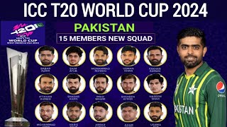 T20 World Cup 2024 | Pakistan Team 15 Members Best Squad For T20 WC 2024 | Pakistan Cricket