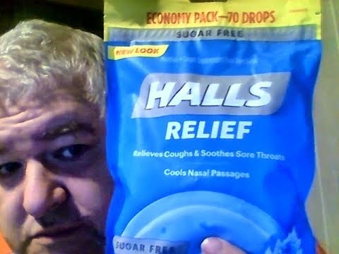 Hall's Relief Mountain Menthol Sugar Free Cough Drops