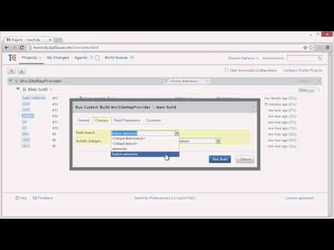 TeamCity Feature Branches with Git