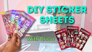 DIY Sticker Sheets with Cricut | 2 Easy Methods - From Design to Finish