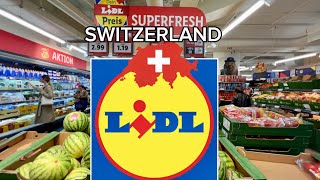 LIDL 🛒Food Prices in Switzerland 🇨🇭Shopping Supermarket Lidl