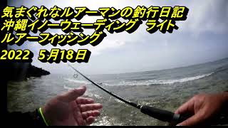 沖縄ライトルアーフィッシング イノーウェーディング 22 ５ 18 Youtube