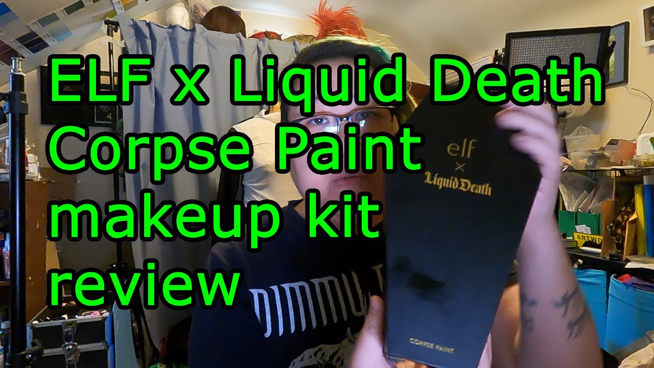 ELF X Liquid Death Corpse Paint Makeup Kit Product Review YouTube Maxresdefault