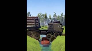 Spintires Mudrunner Can A Heavy Truck Survive This Broken Road?