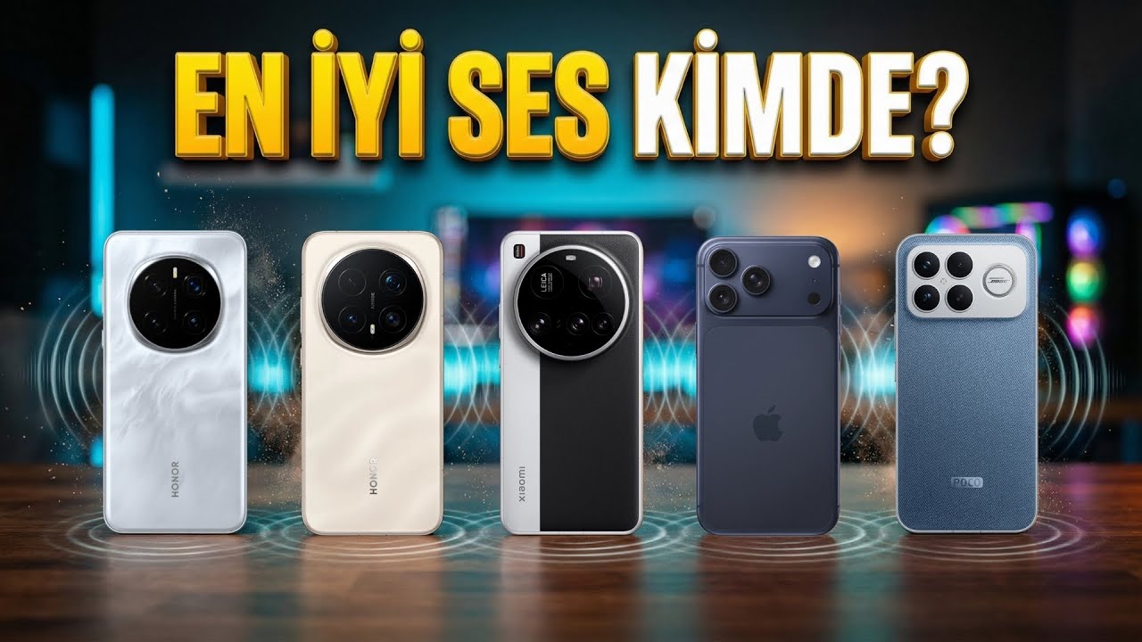 EN İYİ SES KİMDE?| Magic7 Pro vs Magic8 Pro vs Xiaomi 15 Ultra vs iPhone 17 Pro Max vs POCO F8 Ultra