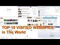 Top 10 visited websites in the world