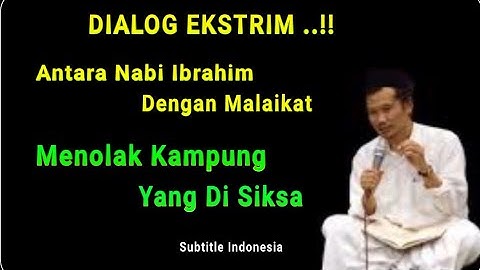 Dialog Ekstrim Antara Nabi Ibrahim Dengan Malaikat 🔴 Gus Baha