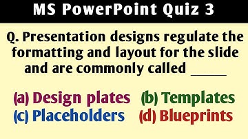 MS PowerPoint Quiz 3 | Computer Science Quiz | Knowledge Enhancer Quizzes