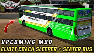 ELIOTT COACH SLEEPER + SEATER UPCOMING MOD for bus simulator indonesia | BUSSID V3.6.1 |#bussidmods screenshot 5