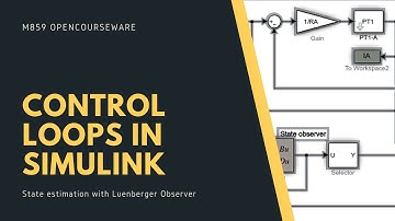 DC motor State estimation with Luenberger Observer by using Matlab/Simulink