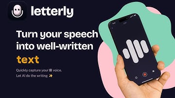 ⚡️ Letterly App Review: Verander spraaknotities direct in gestructureerde tekst!