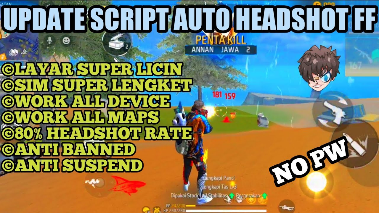 UPDATE SCRIPT AUTO HEADSHOT FF BIASA DAN FF MAX 100 WORK NO BAN NO update-script-auto-headshot-ff-biasa-dan-ff-max-100-work-no-ban-no