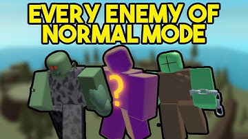 Every enemy of Normal Mode (Tower Defense Simulator)