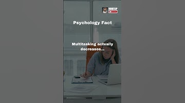 The Myth of Multitasking: How It Actually Decreases Productivity.  #psychinsight #facts #motivation