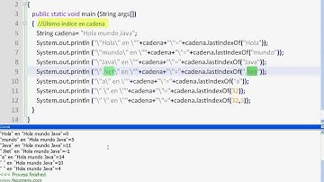 Java - String - lastIndexOf