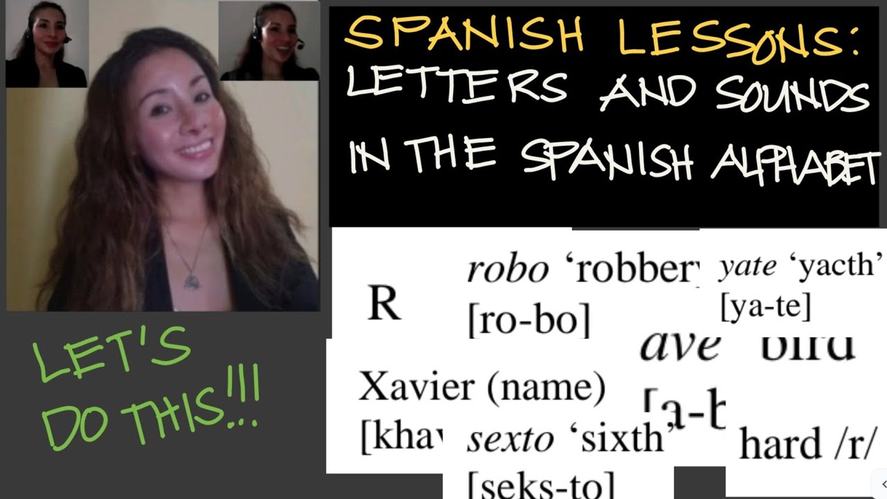 SPANISH LESSONS: (Part 2) LETTERS AND SOUNDS IN THE SPANISH ALPHABET by ...